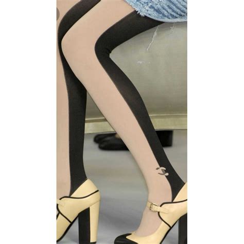 collants chanel|chanel stockings price.